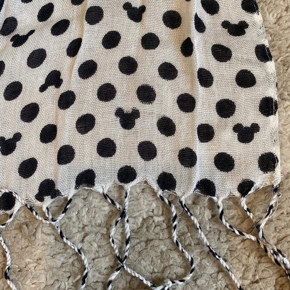 Disney Parks Polka Dot Mickey Scarf - Picture 2 of 2